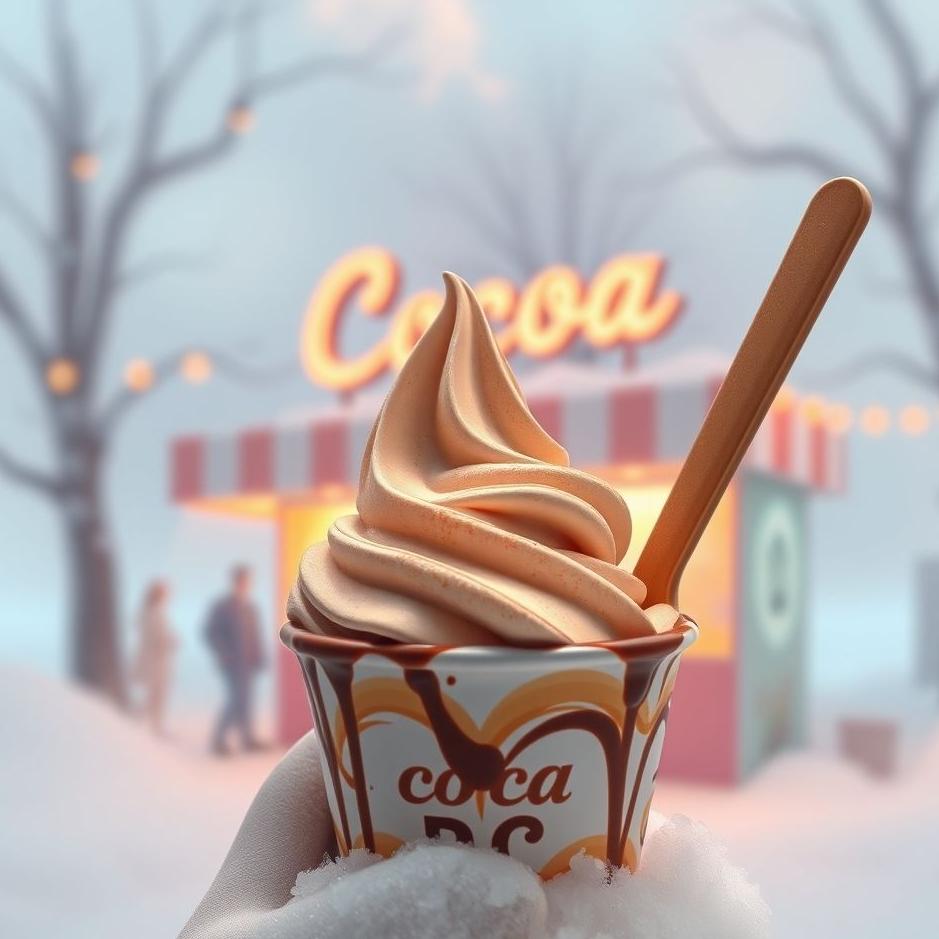 Dream : Buying cocoa ice cream in a dream