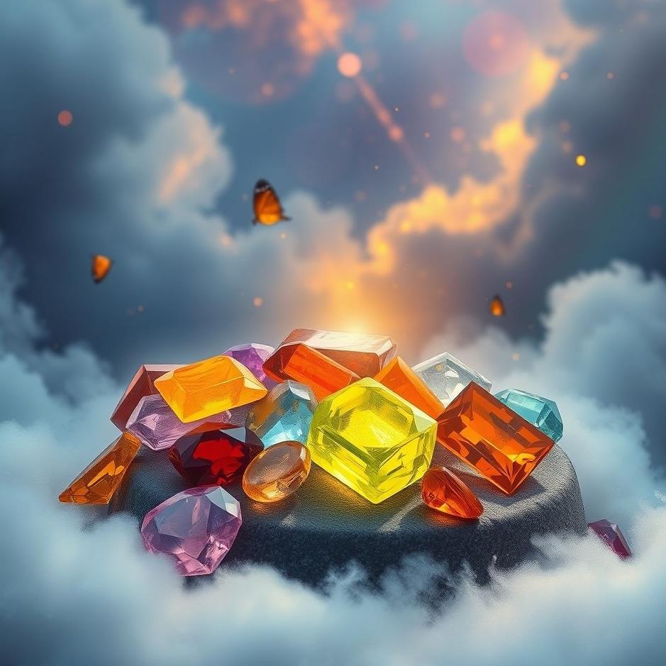 Dream : Buying colored stones in a dream