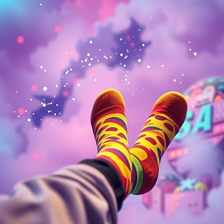 Dream : Buying colorful socks in a dream