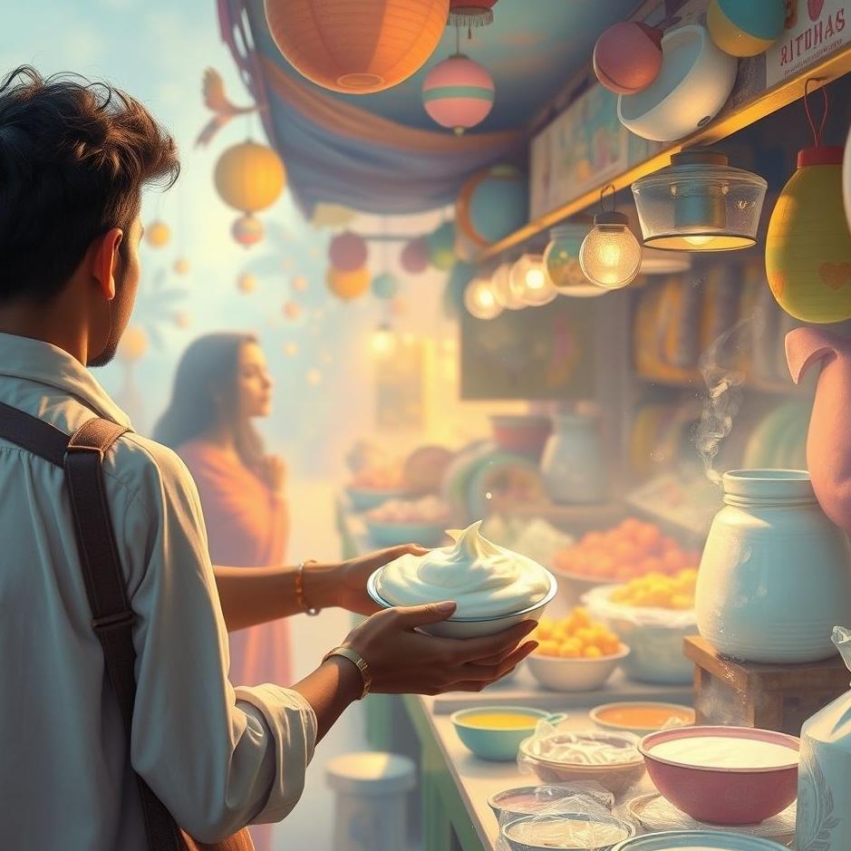 Dream : Buying curd in a dream