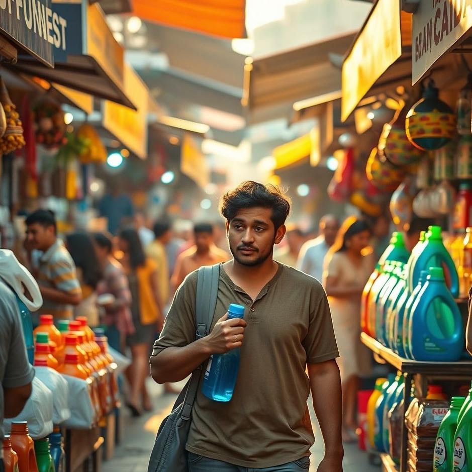 Dream : Buying detergent from the market in a dream