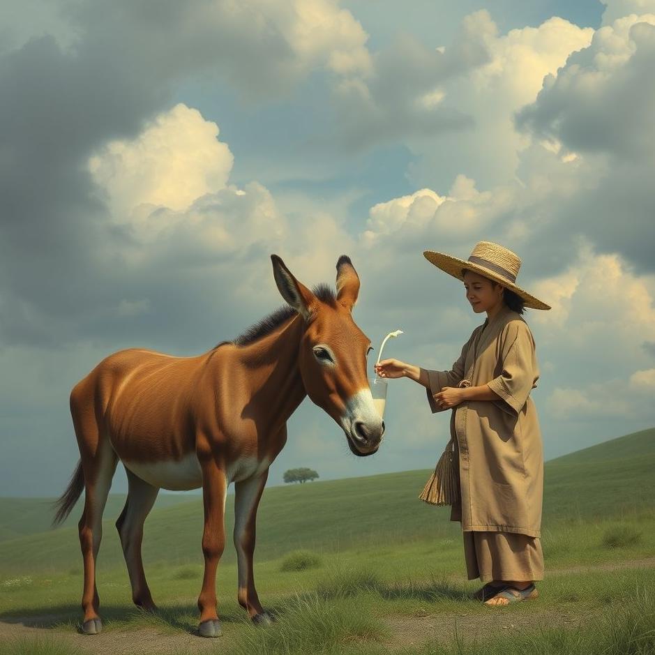 Dream : Buying donkey milk in a dream