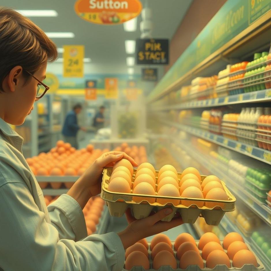 Dream : Buying eggs from the grocery store in a dream