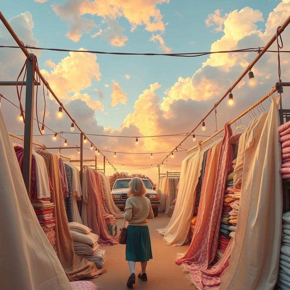 Dream : Buying fabric in a dream