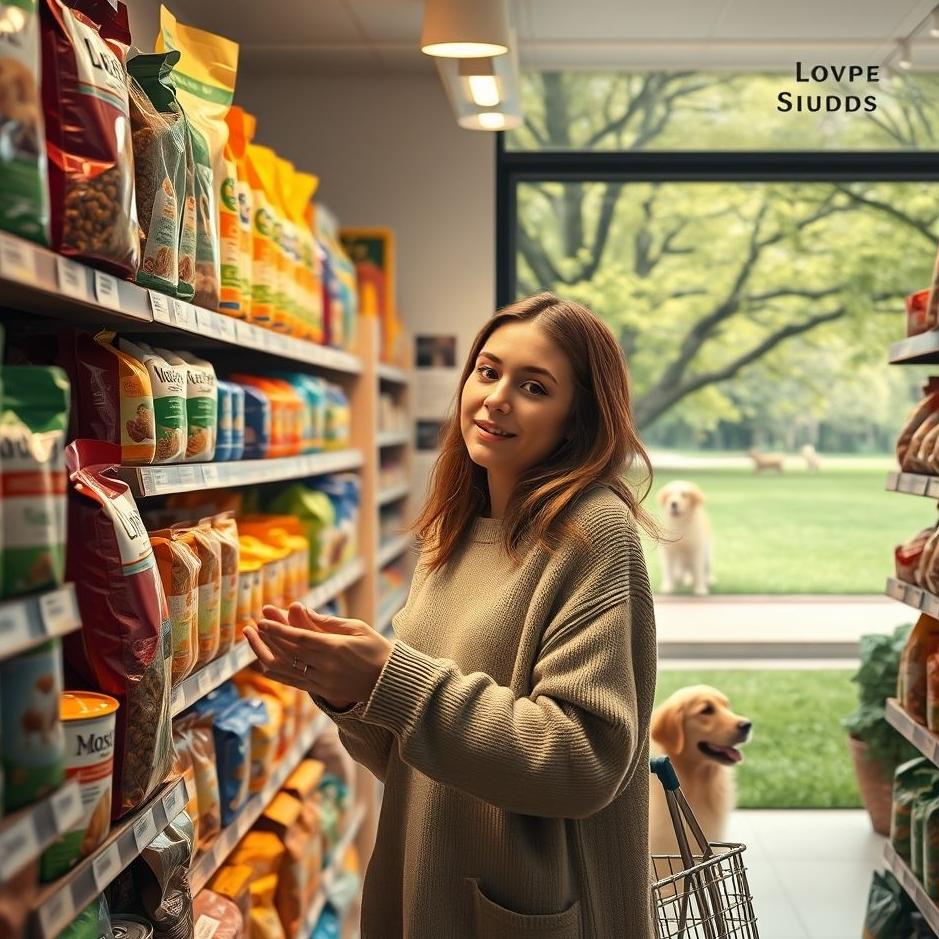 Dream : Buying food for a dog in a dream