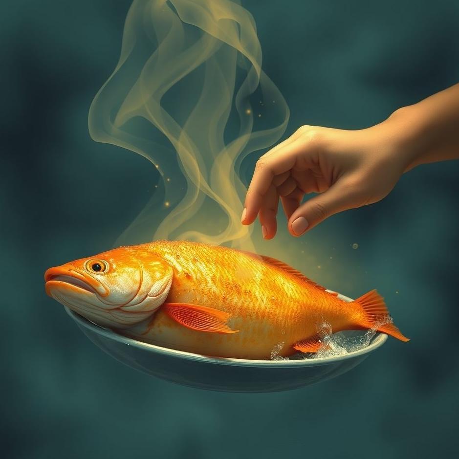 Dream : Buying fried fish in a dream