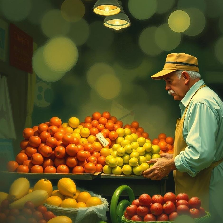 Dream : Buying fruit from a greengrocer in a dream