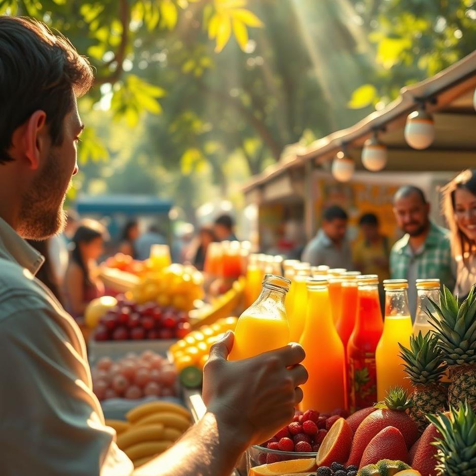 Dream : Buying fruit juice in a dream