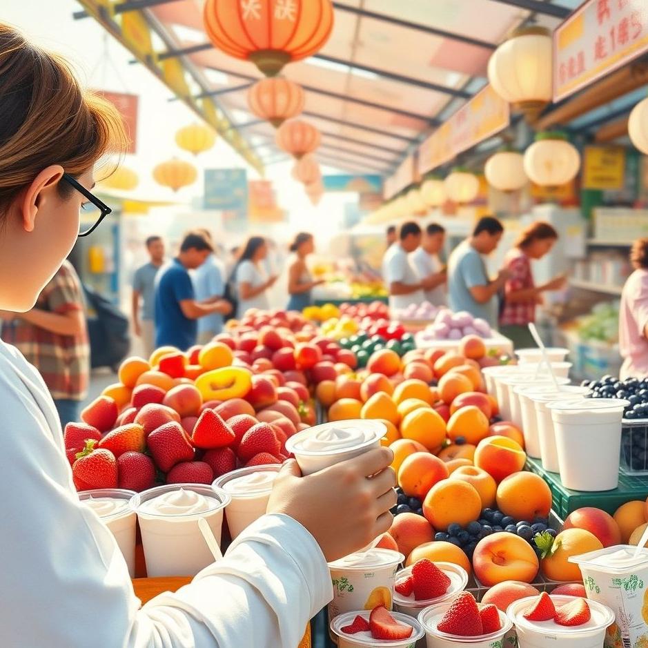 Dream : Buying fruit yogurt from the market in your dream