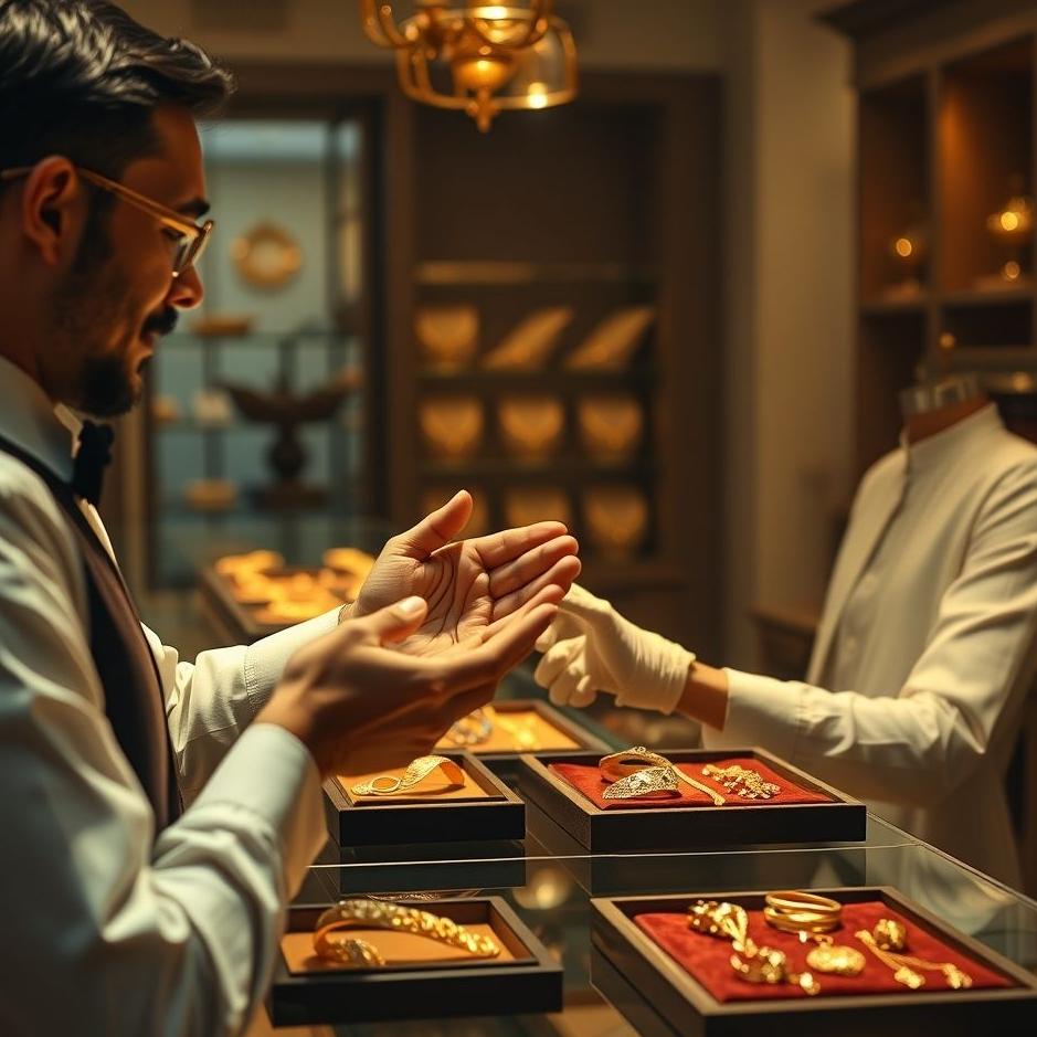 Dream : Buying gold from a jeweler in a dream