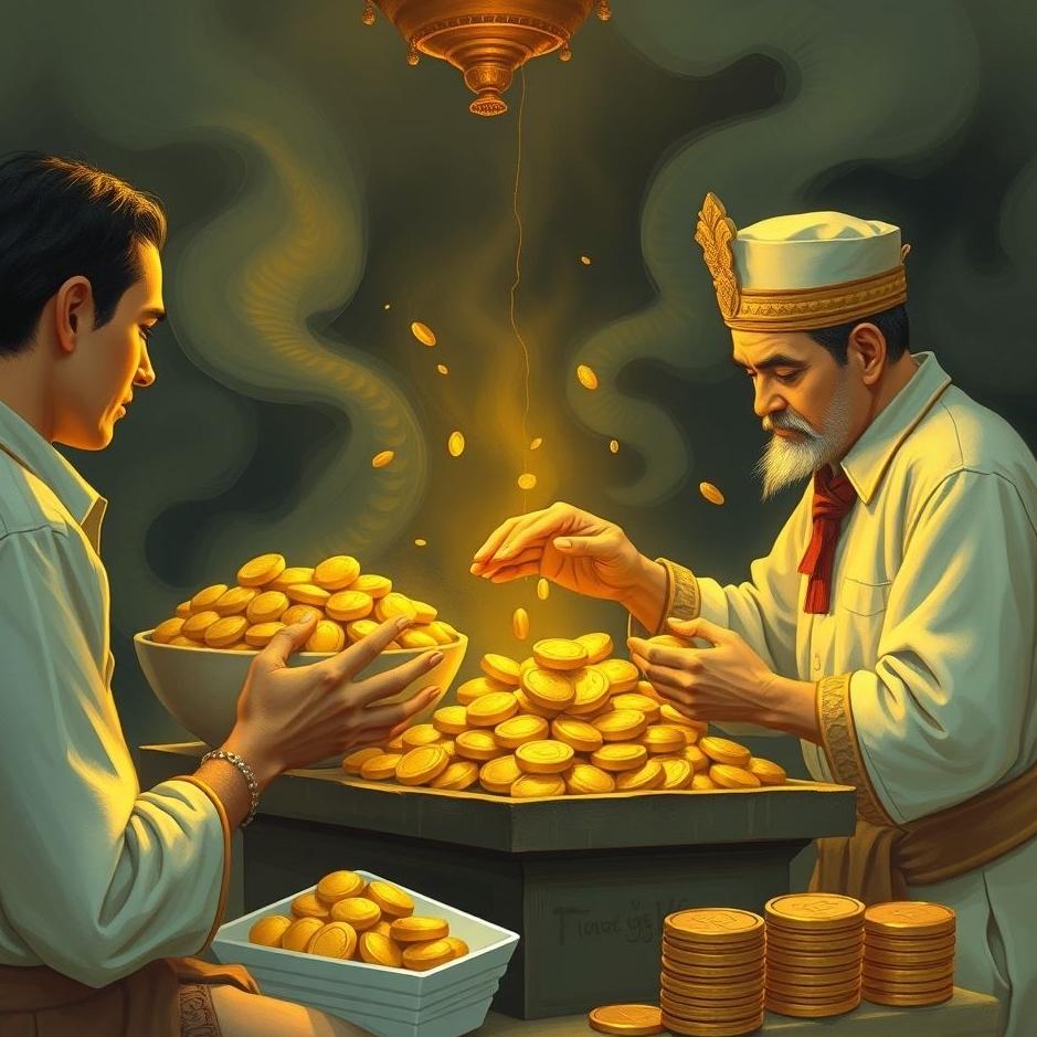 Dream : Buying gold from a money changer in a dream