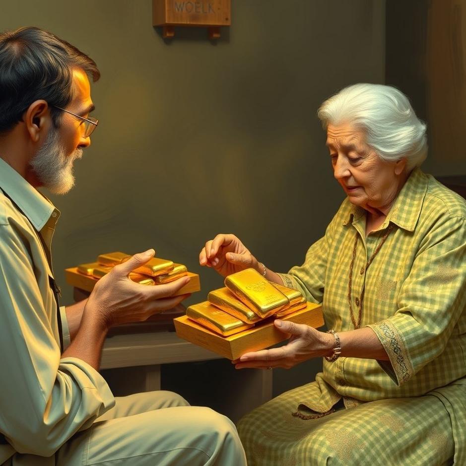 Dream : Buying gold from a relative 