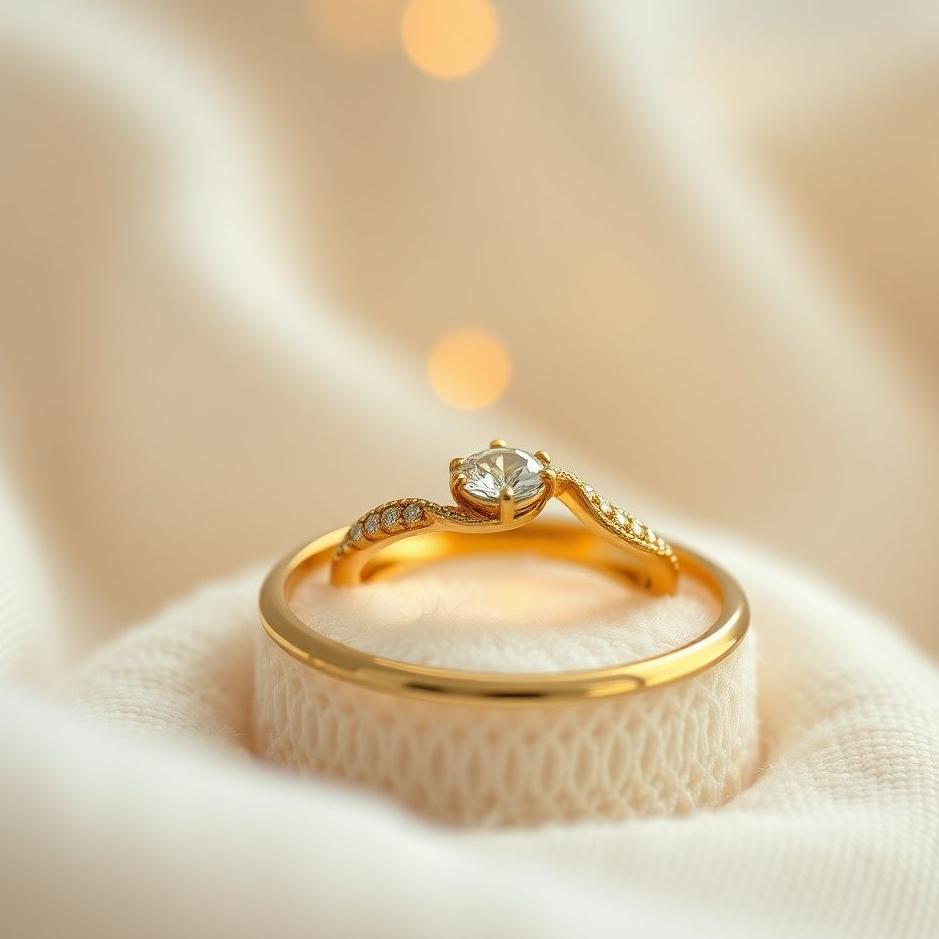 Dream : Buying gold-plated ring gifts in the dream