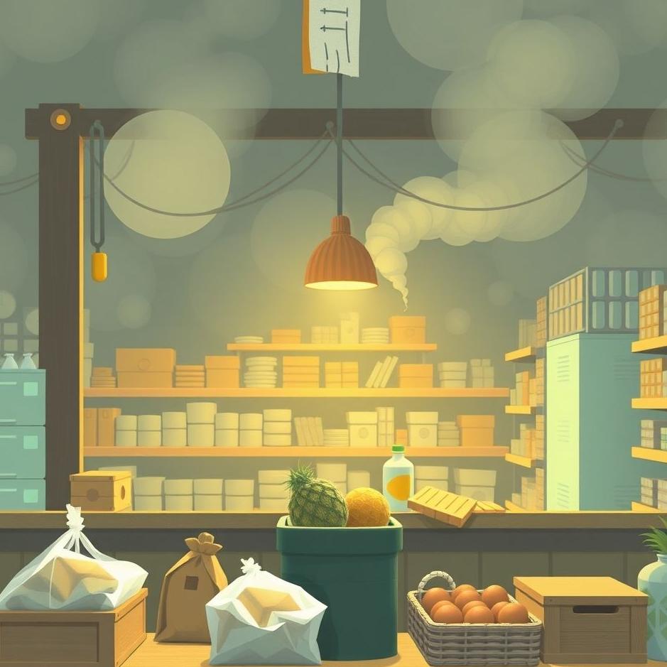 Dream : Buying goods to the workplace in a dream