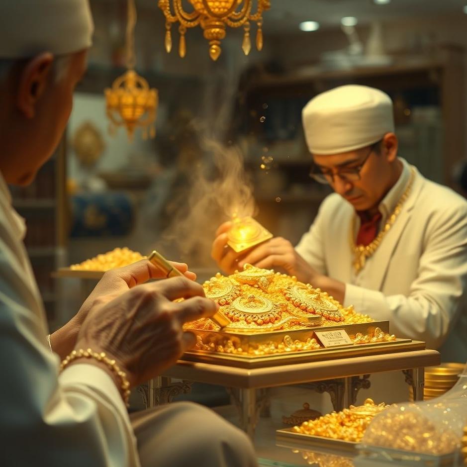 Dream : Buying gram gold from a jeweler in a dream