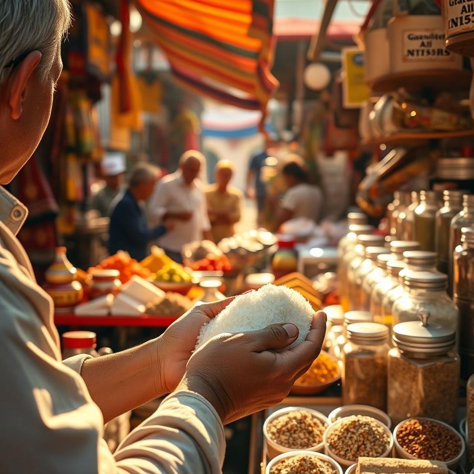 Dream : Buying granulated sugar from the market in your dream