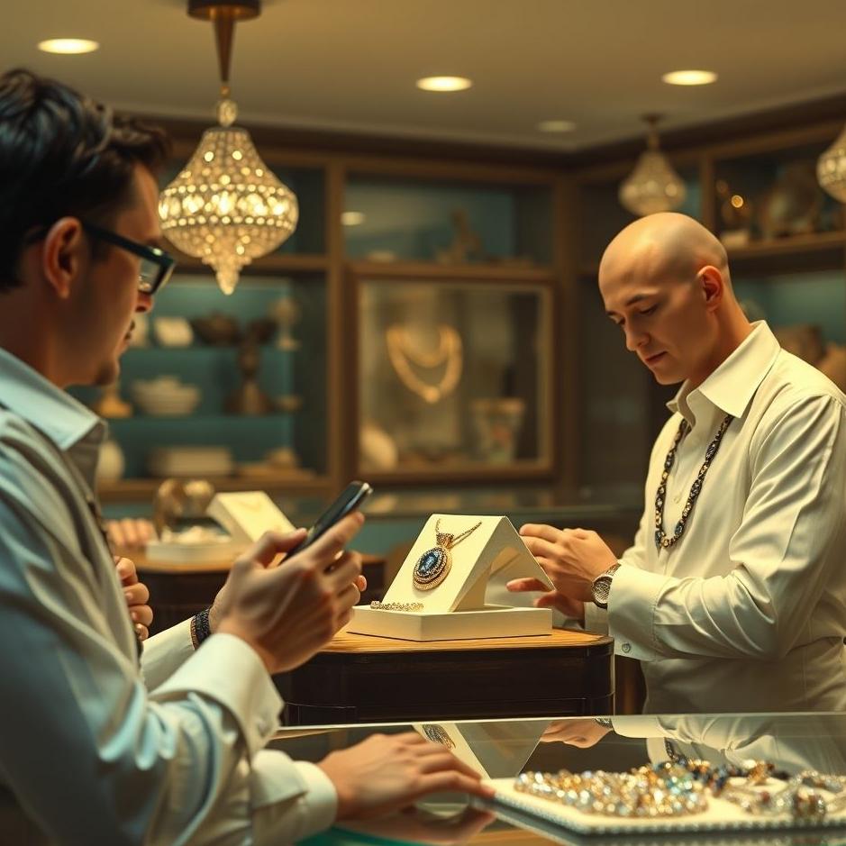 Dream : Buying jewelry from a jeweler in a dream