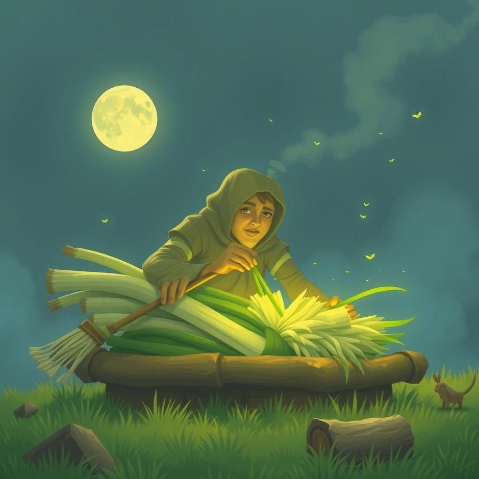 Dream : Buying leek in a dream