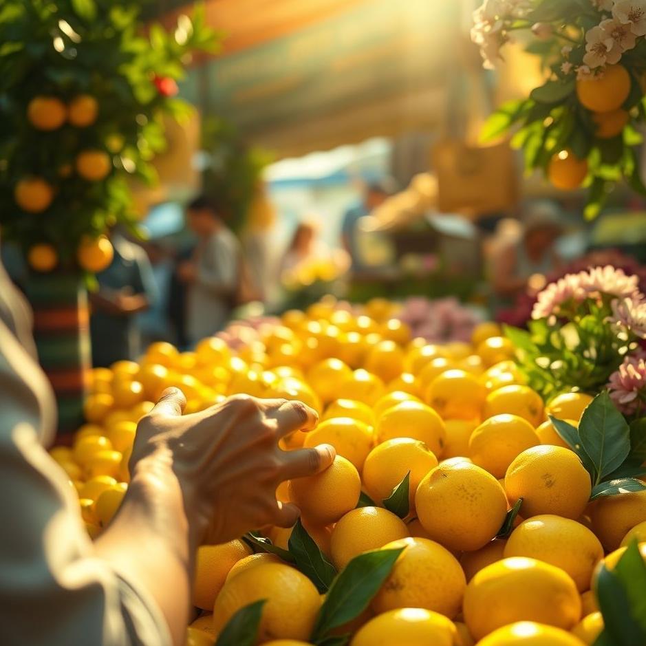 Dream : Buying lemons from the market in a dream