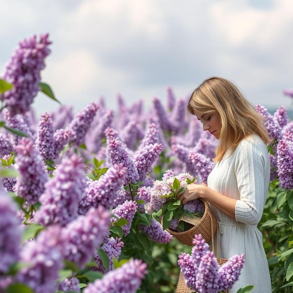 Dream : Buying lilac flowers in a dream