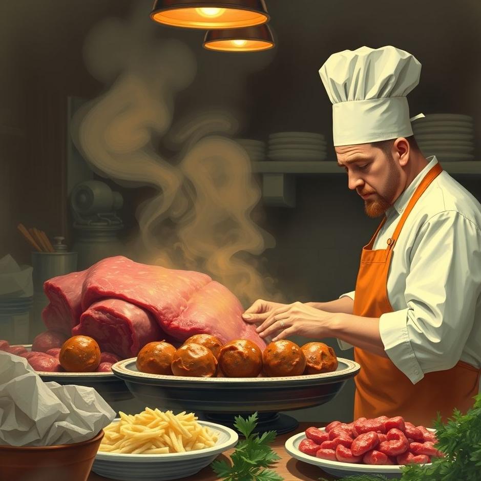 Dream : Buying meatballs from a butcher in a dream