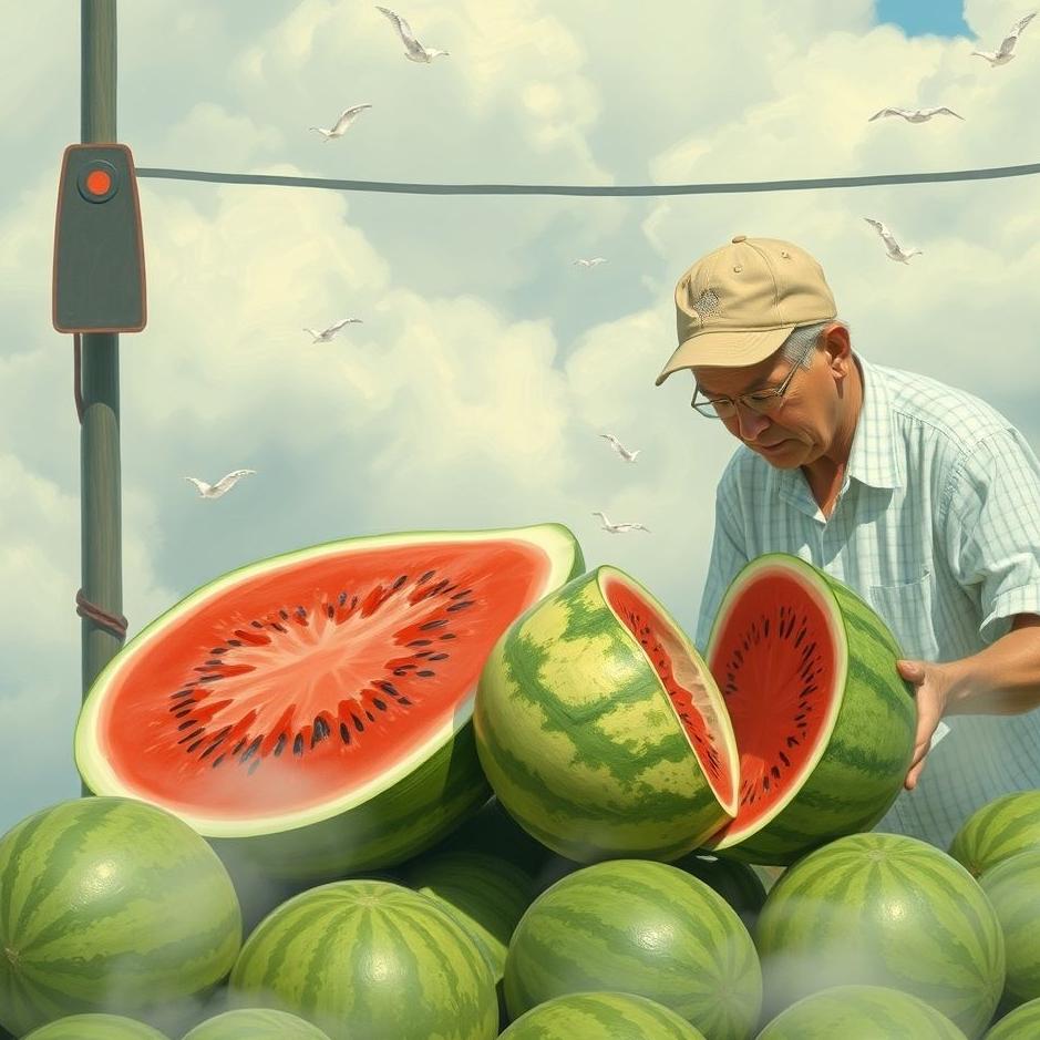 Dream : Buying melon and watermelon in a dream
