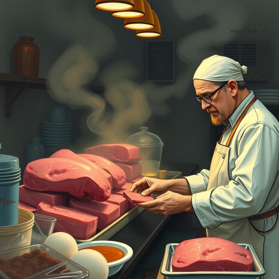 Dream : Buying minced meat from a butcher in a dream