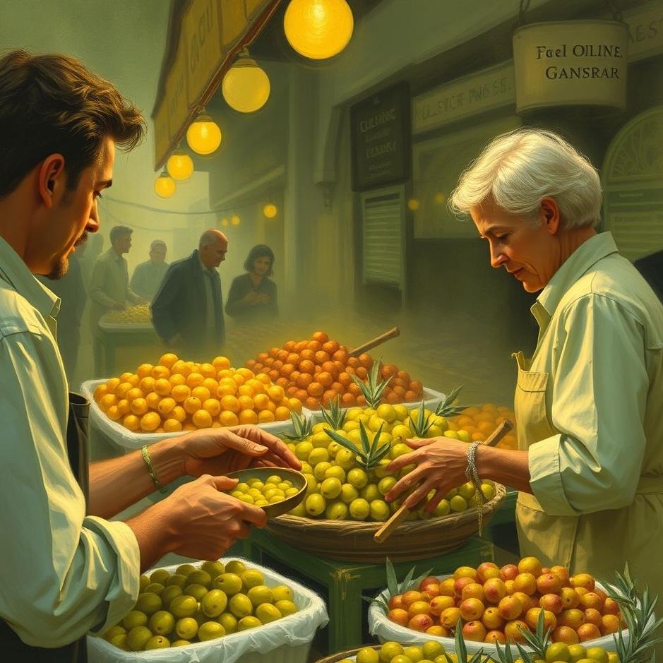 Dream : Buying olives from the market in a dream