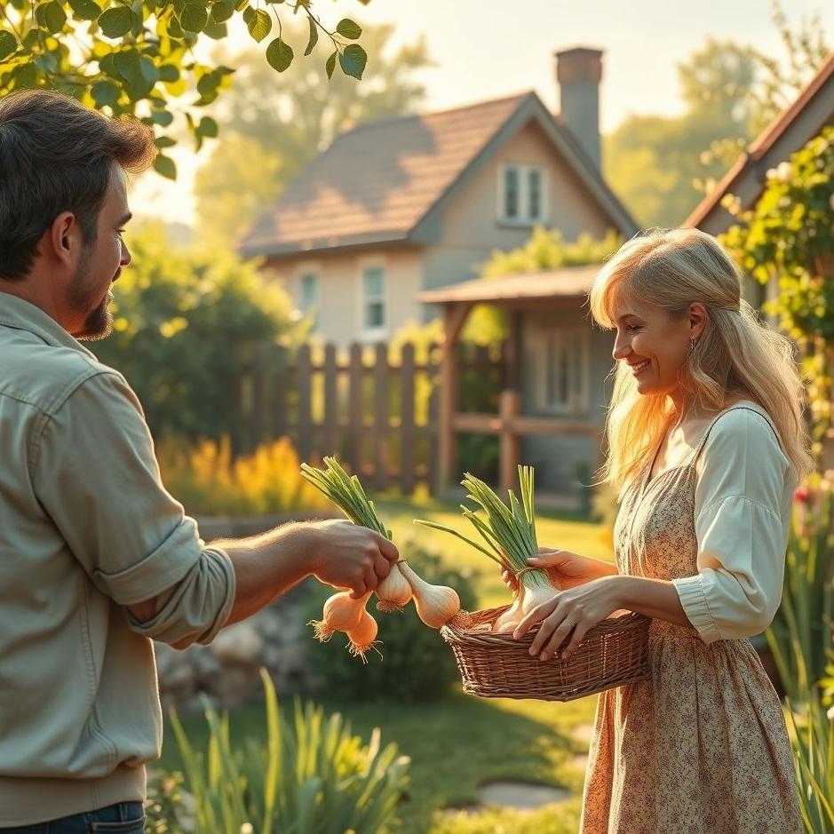 Dream : Buying onions from your neighbor in a dream