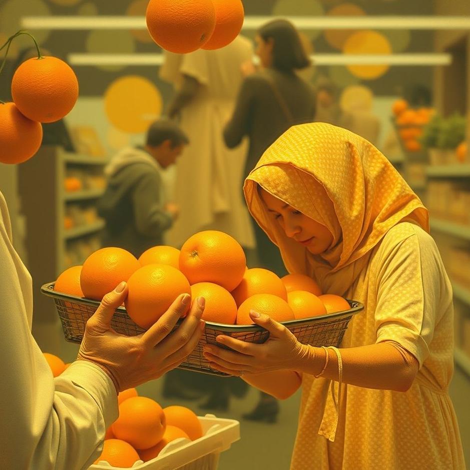 Dream : Buying orange tangerine in a dream