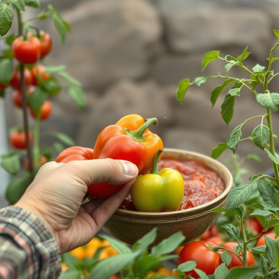 Dream : Buying pepper for tomato paste in a dream
