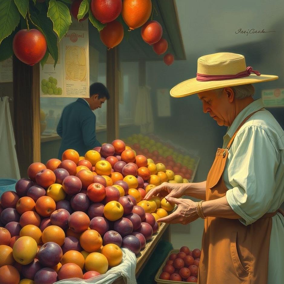 Dream : Buying plums from the market in a dream