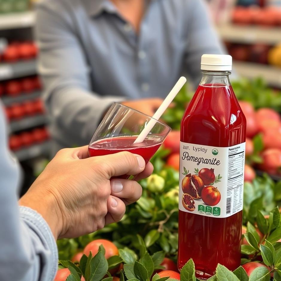 Dream : Buying pomegranate juice
