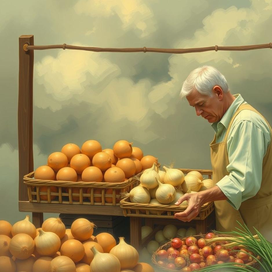 Dream : Buying potatoes and onions in a dream