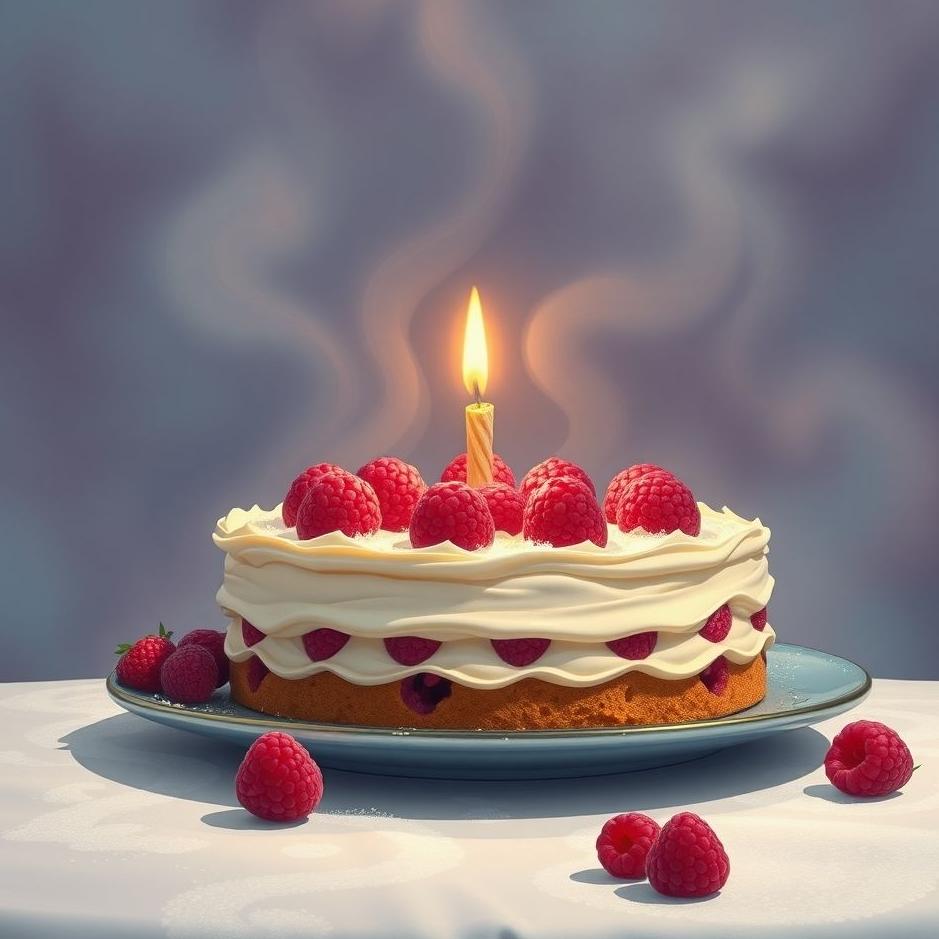 Dream : Buying raspberry cake in a dream