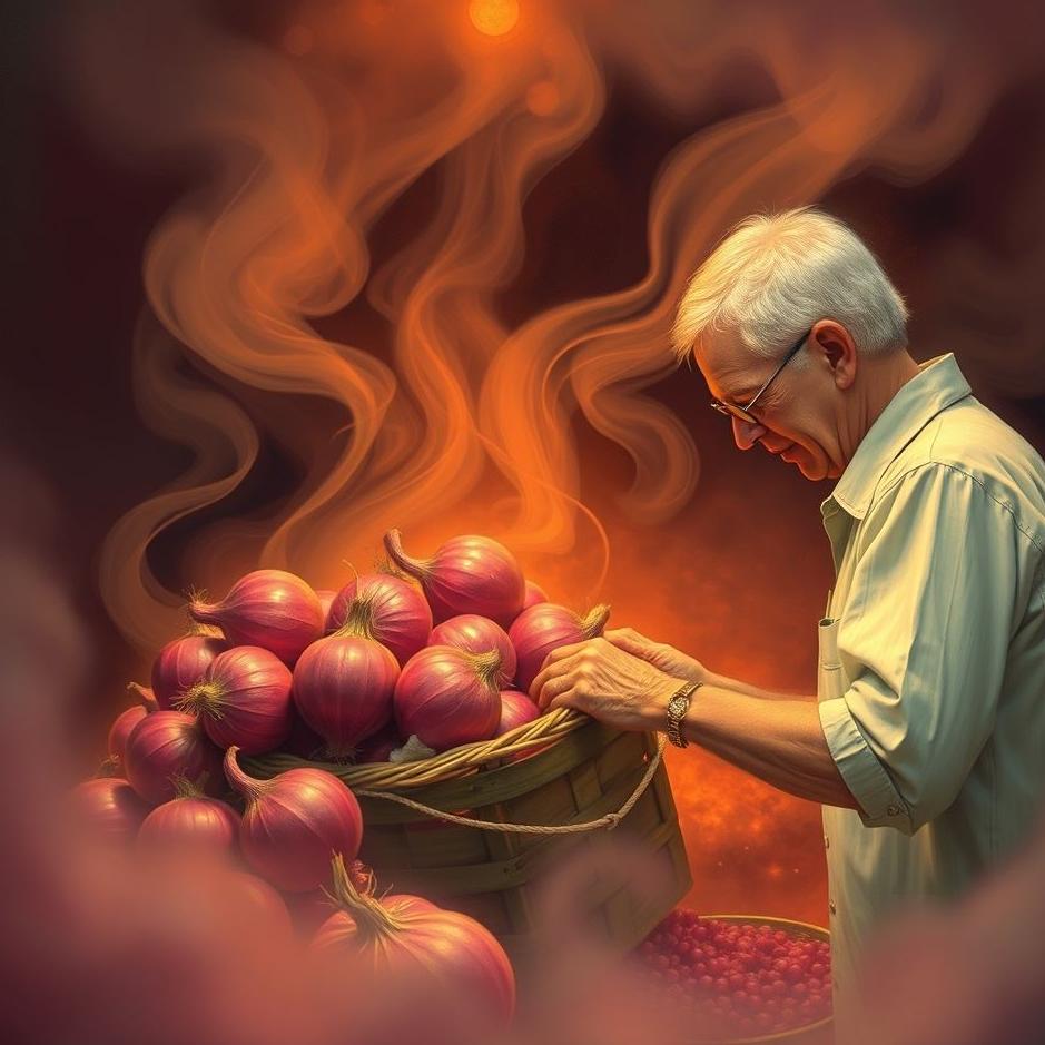 Dream : Buying red onions in a dream