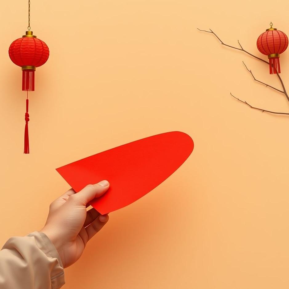 Dream : Buying red paper in a dream