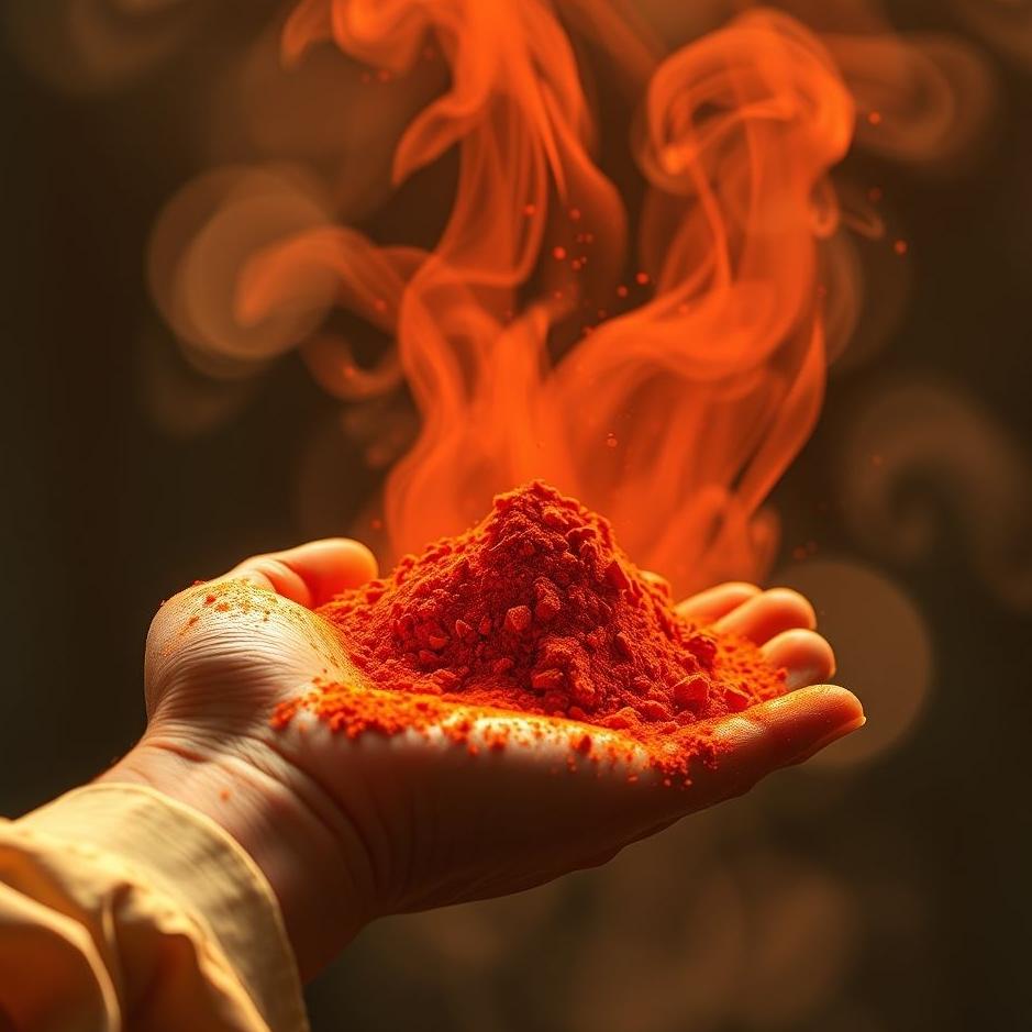 Dream : Buying red pepper powder in a dream