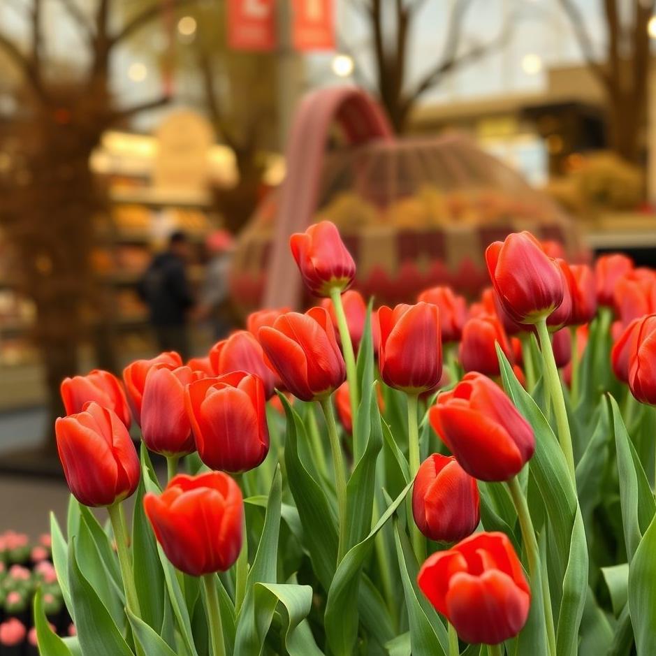 Dream : Buying red tulips in a dream