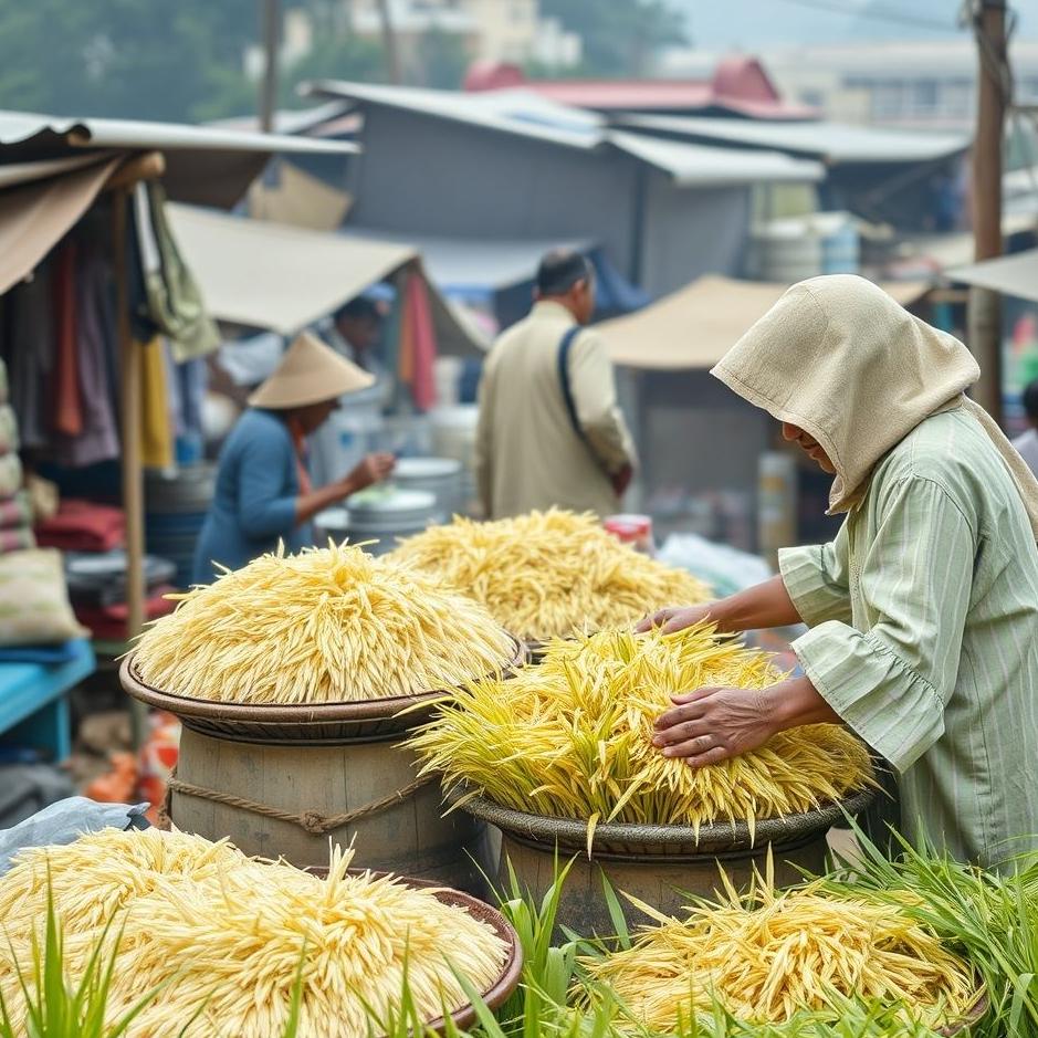 Dream : Buying rice from the market in your dream