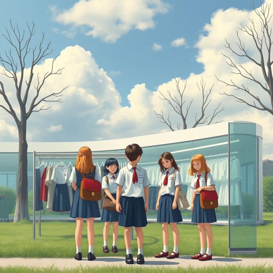 Dream : Buying school uniforms in a dream