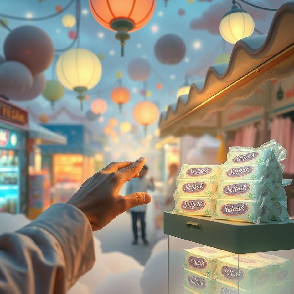 Dream : Buying selpak in a dream