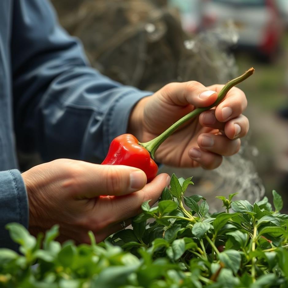 Dream : Buying sharp pepper in a dream
