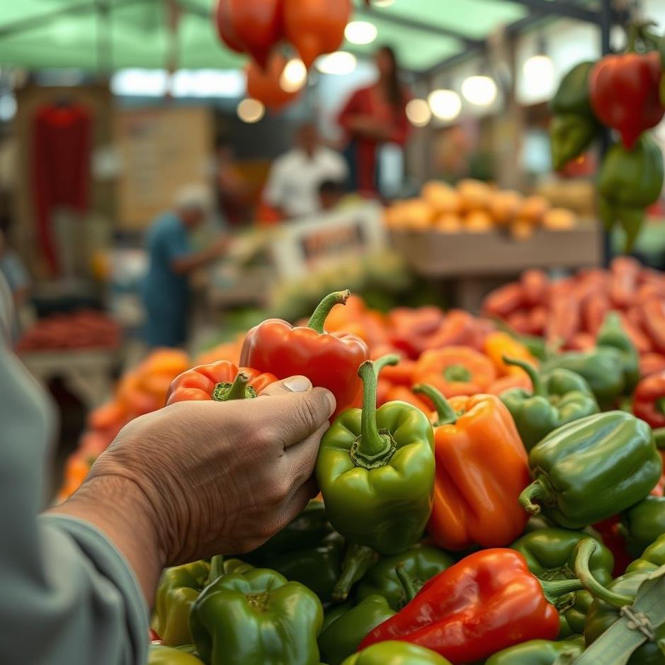 Dream : Buying sharp peppers from the market in your dream