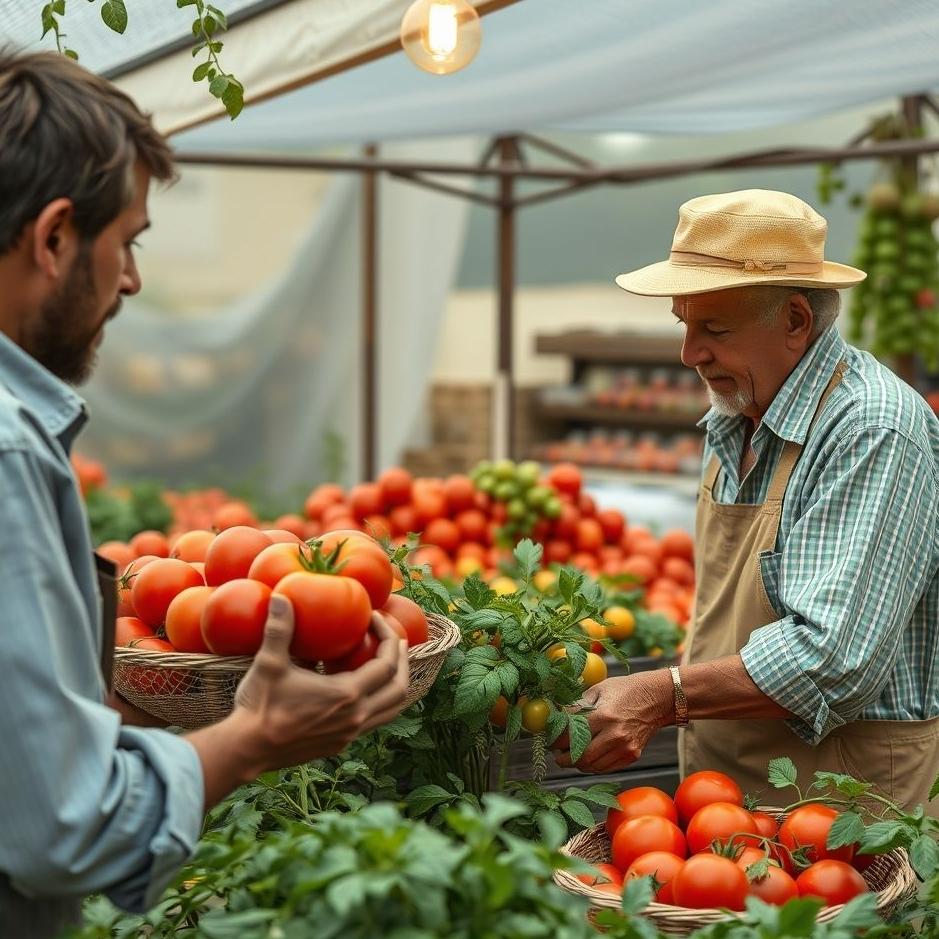 Dream : Buying tomatoes from a seller in a dream