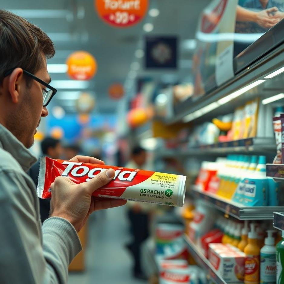 Dream : Buying toothpaste from the market in your dream