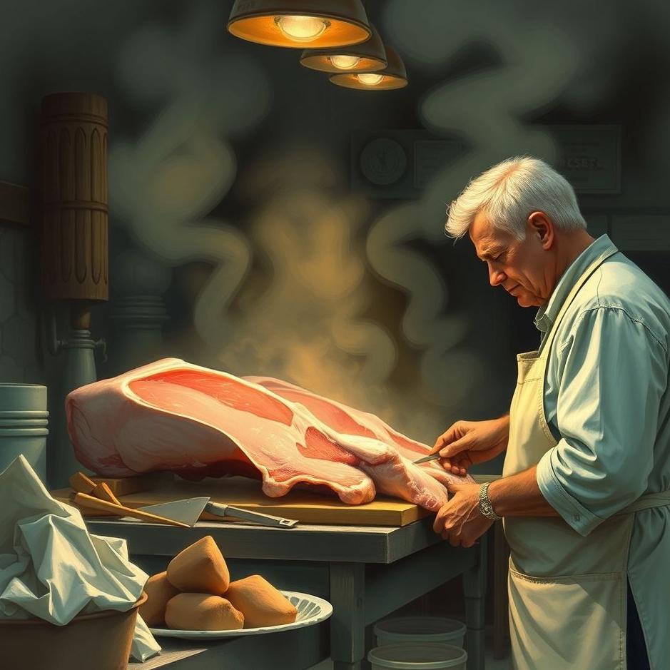 Dream : Buying tripe from a butcher in a dream