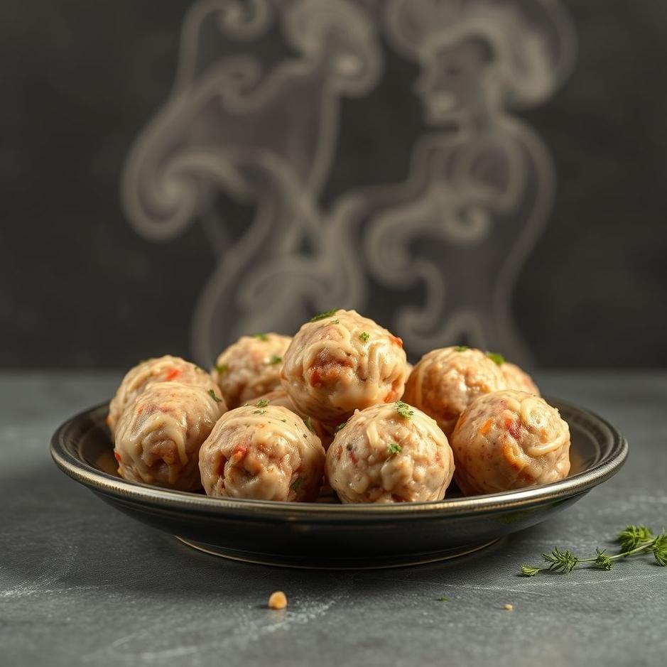 Dream : Buying uncooked meatballs in your dream