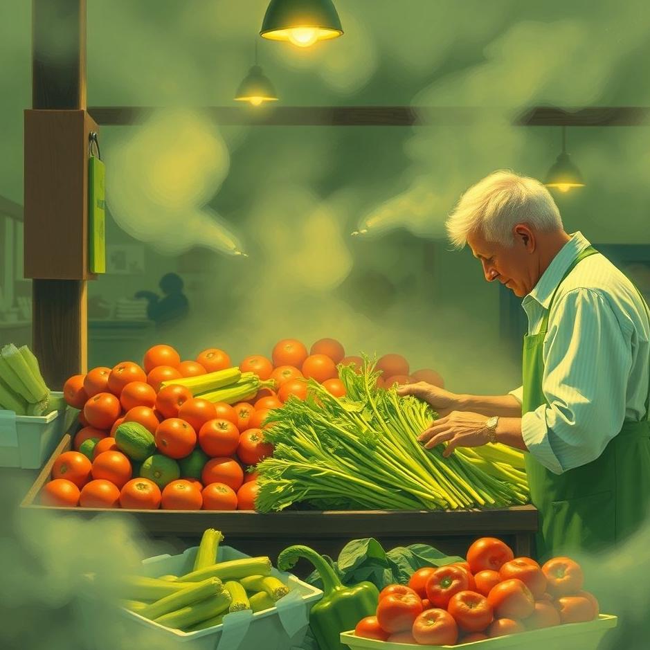 Dream : Buying vegetables in a dream