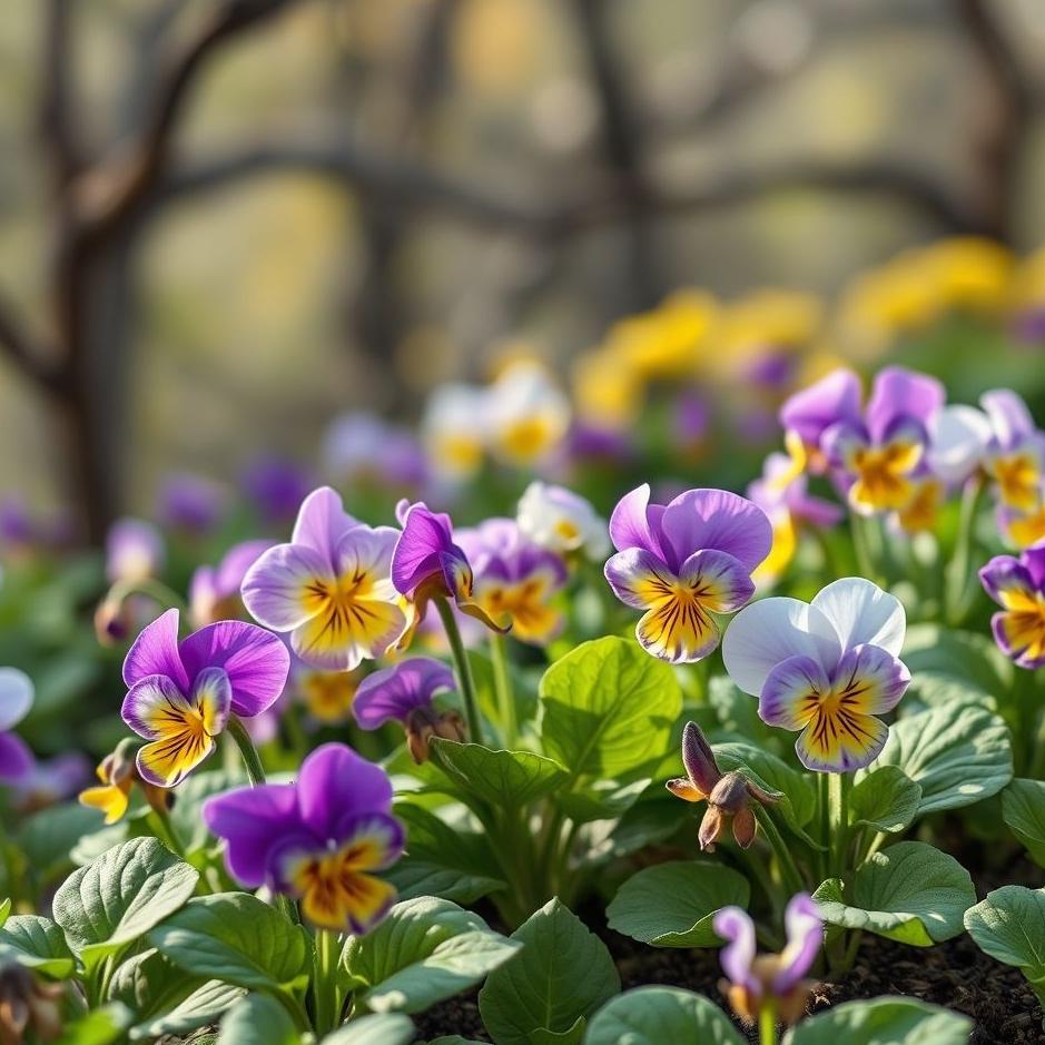 Dream : Buying violets in a dream